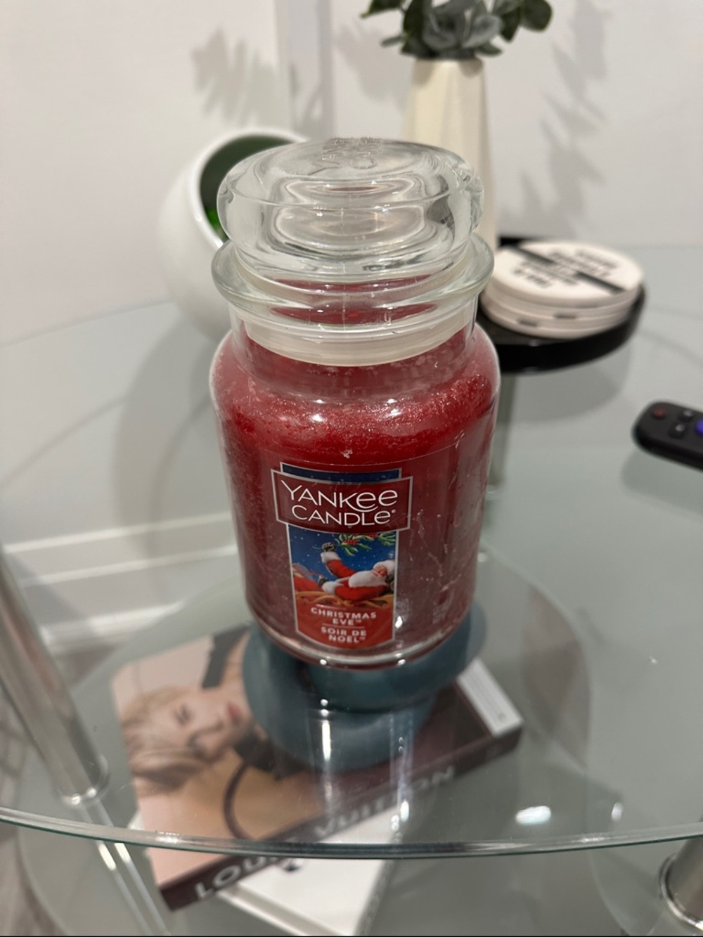 Yankee Candle " Christmas Eve"  Candle Wonderful Scent. New